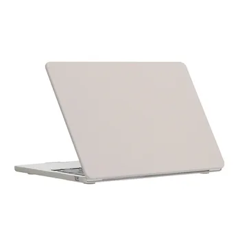 2023 Laptop Çantası MacBook Air 13.6 için Koruyucu Kabuk Model A2681 Hava M2 15 A2338 M1 14 2022 16 İnç A2485 Üst Alt Kapak