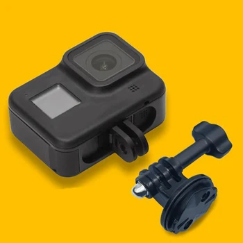Erkek Tutucu kamera yatağı Garmin Edge İçin Açık 60x32mm ABS Malzeme Adaptörü Siyah Elektronik Parça Ağırlığı 22g