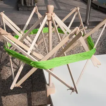Iplik Sarıcı Örgü Şemsiye İplik Topu Makinesi El Yapımı 29.5 in Çile Sarıcı Örgü Seçtikleri Needlecraft Örgü
