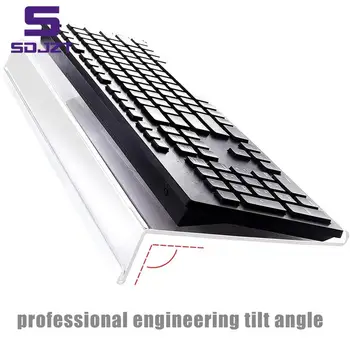 Klavye teşhir standı laptop standı Klavye Yükseltici Dizüstü Bilgisayar Klavye Ayakları Akrilik Ayarlanabilir Devirme Klavye Kaldırıcı
