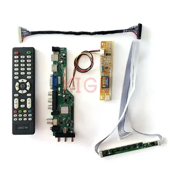 LCD sürücü panosu Fit LTN170U1 LTN170WU B170UW01 Monitör 30Pin LVDS IR + AV + USB + HDMI + VGA Dijital Sinyal DVB Kiti DIY 1920*1200 1CCFL