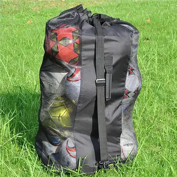 Oxford Kumaş Topu Net Çanta Büyük Kapasiteli Futbol Taşıma Çuval Uzay Tasarrufu Futbol Topu Omuz saklama çantası Su Geçirmez