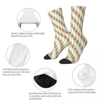 Sütlü Kurabiye Mavi Çorap Çorap Erkek Kadın Polyester Çorap Özelleştirilebilir Sweetshirt