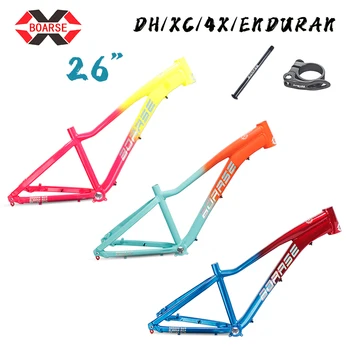 YATILI Bisiklet bisiklet iskeleti 26 İnç DH XC 4X Sokak bisikleti Tırmanma BMX POMPASI PARÇA Alüminyum Alaşımlı Kir Atlama Çerçeve XPRO Ultralight
