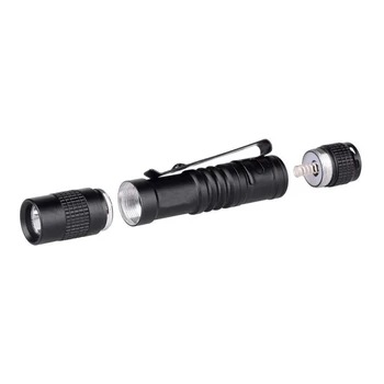 3X el feneri kalem meşale süper küçük Mini AAA XPE-R3 LED lamba kemer klipsi ışık cep feneri kılıf ile