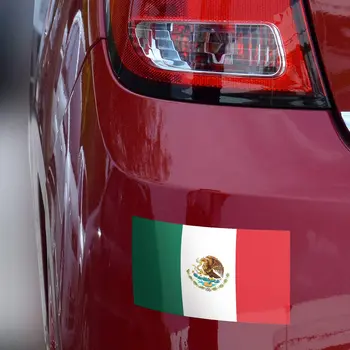 Meksika Bayrağı Araba Sticker için Uygun bilgisayar Sticker tekerlekli çanta Duvar tampon çıkartması Su Geçirmez