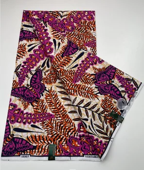 Sıcak Satış Moda Yumuşak Batik %100 % Pamuk Garantili Gerçek Afrika Gerçek Balmumu Kumaş Ankara Balmumu Baskılar Kumaş Parti Elbise İçin