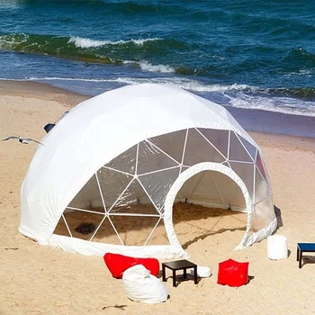 Yeni tasarım Şeffaf Reklam Marquee Açık Olay Lüks Çadır Aile Evi şişme kubbe Kabarcık Kamp eğlence çadırı