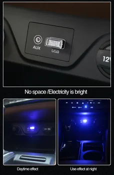 YENİ sıcak Araba LED Dekoratif Lamba USB honda civic 2014 kia rio aksesuarları sx4 suzuki mazda 323 koltuk cordoba alfa romeo